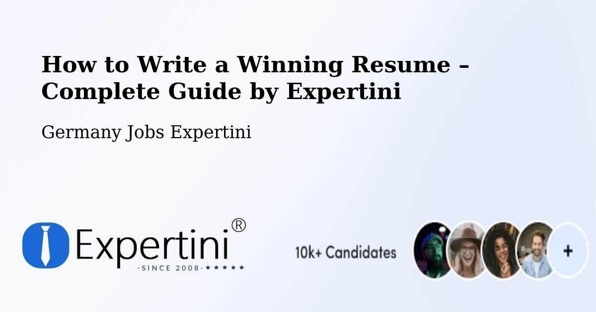 Resume Writing Guide for Job Seekers – Bergatreute - Bergatreute, Germany Jobs Expertini